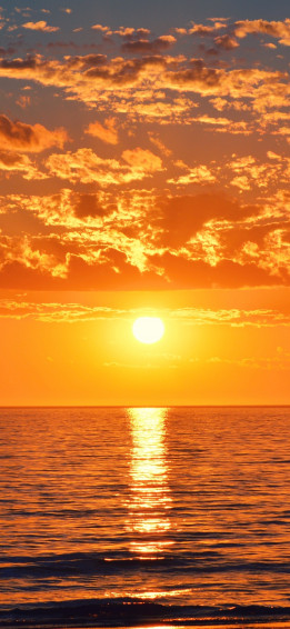 Wallpaper Weekends Sunsets Over The Water For iPhone