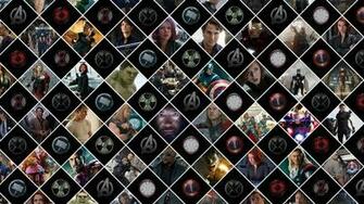 Avengers Marvel Pattern Superhero Comics Wallpaper