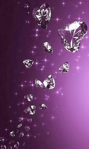 Bigger Diamond Hearts Live Wallpaper For Android Screenshot