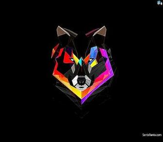 Abstract Colorful Lion Design Background HD