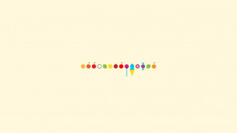 Minimalist Yellow Wallpaper Full HD Pc Laptop
