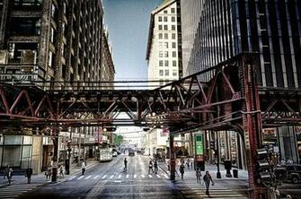City Street Background