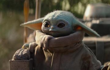 Wallpaper Green Star Wars Series Baby Yoda Cute Mandalorian