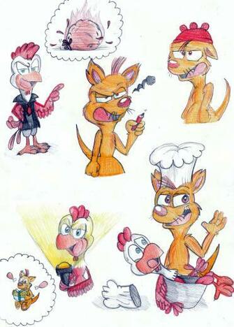 Back In The Barnyard Image Peck And Freddy Sketches HD Wallpaper