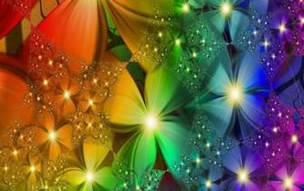 Gallery For Gt Rainbow Flowers Wallpaper