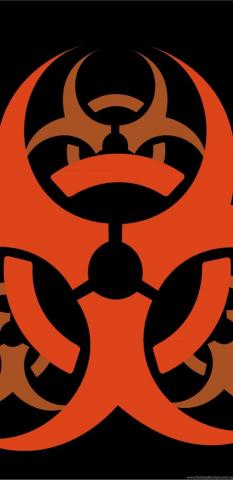 Abstract Wallpaper Black Orange For iPhone HD