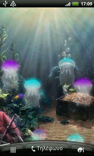 Jellyfish Live Wallpaper Swim Through The Blue Deeps Of
