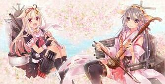 Haruna Kancolle Yuudachi Wallpaper Desktop