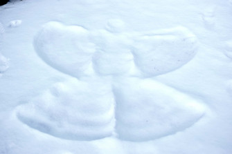Snow Angel Wallpaper