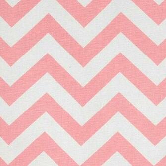 Chevron Table Runner Zig Zag Baby Pink White By Finepillowcovers