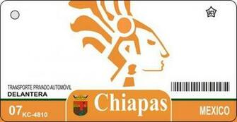 Chiapas Blank Background Wholesale Aluminum Key Chain Kc