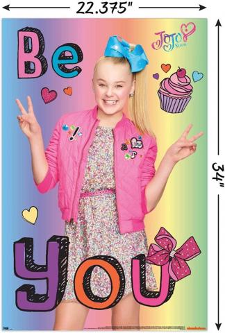 Amazon Trends International Jojo Siwa Be You Wall Poster