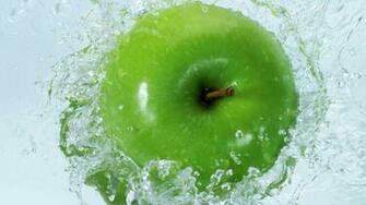 Photography Apple Splash Water HD Wallpaper