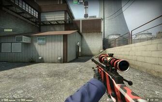 Counter Strike Global Offensive Addon Red Tiger Awp