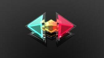 Polygon Crystals Wallpaper