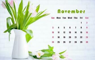 November HD Wallpaper Calendar