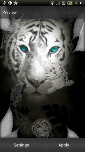 White Tiger Live Wallpaper Android Apps On Google Play