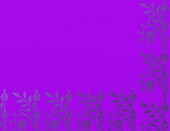 Purple Metallic Flowers Wallpaper