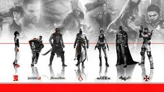Game Characters Collage By Xdimov