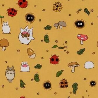 In My Ongoing Tiled Background Adventures Ive Made A Totoro Themed