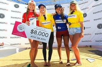 Nikki Van Dijk Wins The Swatch Girls Pro France Surf Europe