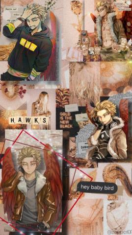 Aesthetic Vintage Hawks Bnha Wallpaper Hero Anime