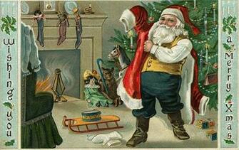 Santa Claus Vintage Wallpaper Desktop HD