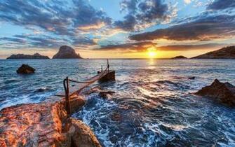 Sunset In The Blue Sky Most Beautiful HD Wallpaper