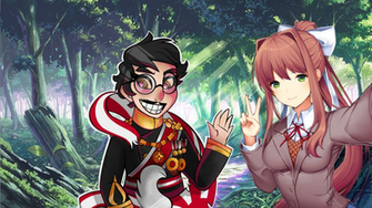 Fun Monika And Hirohito Take A Walk To Break From The War