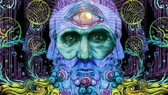 Abstract Psychedelic Wallpaper