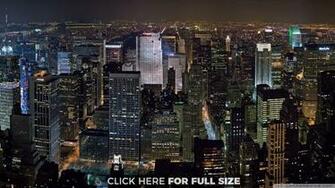 New York City Skyline At Night Wallpaper