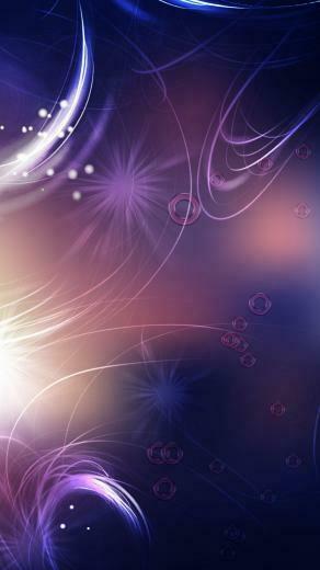 Abstract Lines Circles Feather Glow Wallpaper HD 4k