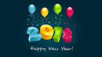 Happy New Year Celebration Wallpaper HD Desktop