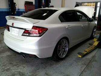 Honda Civic Si Jdm White Carorange Image