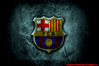 Barcelona Fc Logo 3d Full HD Wallpaper Desktop