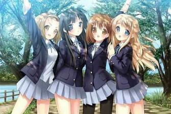 Anime Best Friends Forever Wallpaper