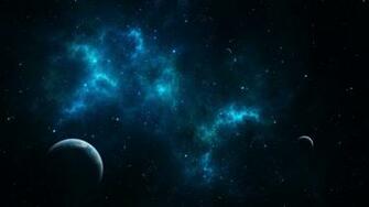 Deep Blue Space HD Wallpaper