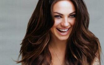 Mila Kunis Laugh Wallpaper