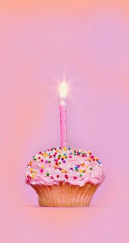 Cupcake BirtHDay Phone Wallpaper Background