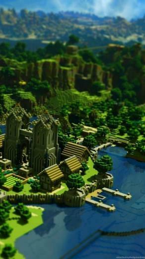 Minecraft iPhone Wallpaper Top