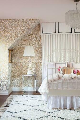 Oh Joy Petal Pusher Wallpaper In A Girl S Room