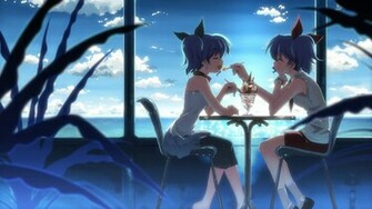 Romantic Anime Twins Manga Wallpaper