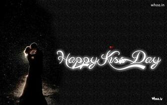 Happy Kiss Day HD Wallpaper