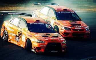Cars Drifting Wallpaper Mitsubishi