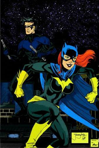 Batgirl And Nightwing By Somethinginblue