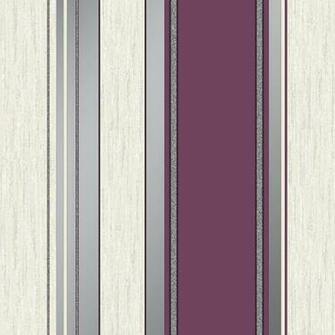 Synergy Glitter Stripe Ebony Wallpaper By Vymura London M0785