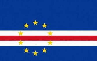 Wallpaper Stars Flag Horizontally Guinea Bissau Cape Verde