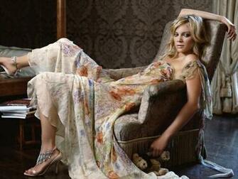 Amy Smart On Armchair HD Wallpaper Beautiful