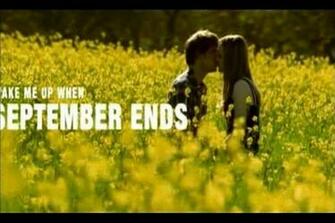 Wake Me Up When September Ends Wallpaper
