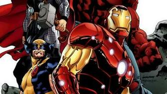 Iron Man Comics Thor Wolverine Marvel Avengers Wallpaper